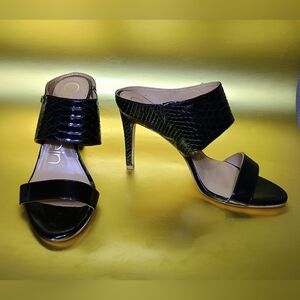 Calvin Klein Women's Ceily Python Heels